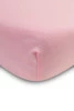 Sensillo Prześcieradło Jersey Deluxe 160x80 Różowy