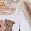 Bluzka niemowlęca Sweet Bears z bawełny organicznej
