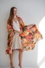 Otulacz bambusowy Tropical Orange 95x65 cm