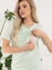 Bluzka ciążowa i do karmienia Emma – Mint