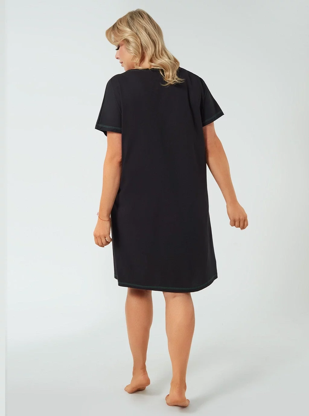 Chill koszula damska krótki rękaw czarny