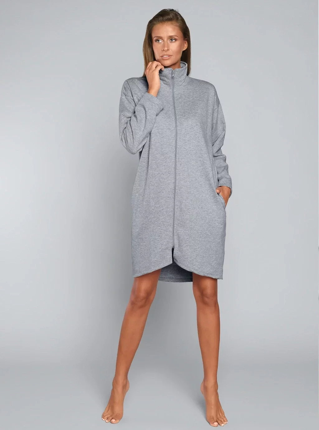 Grafi szlafrok damski - melange