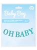 Niebieska Girlanda "OH BABY" 