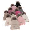 Czapka i komin dla dziewczynki zimowy komplet, beżowy, 100% wełniany merino, podszyty wełnianym polarem, Martina