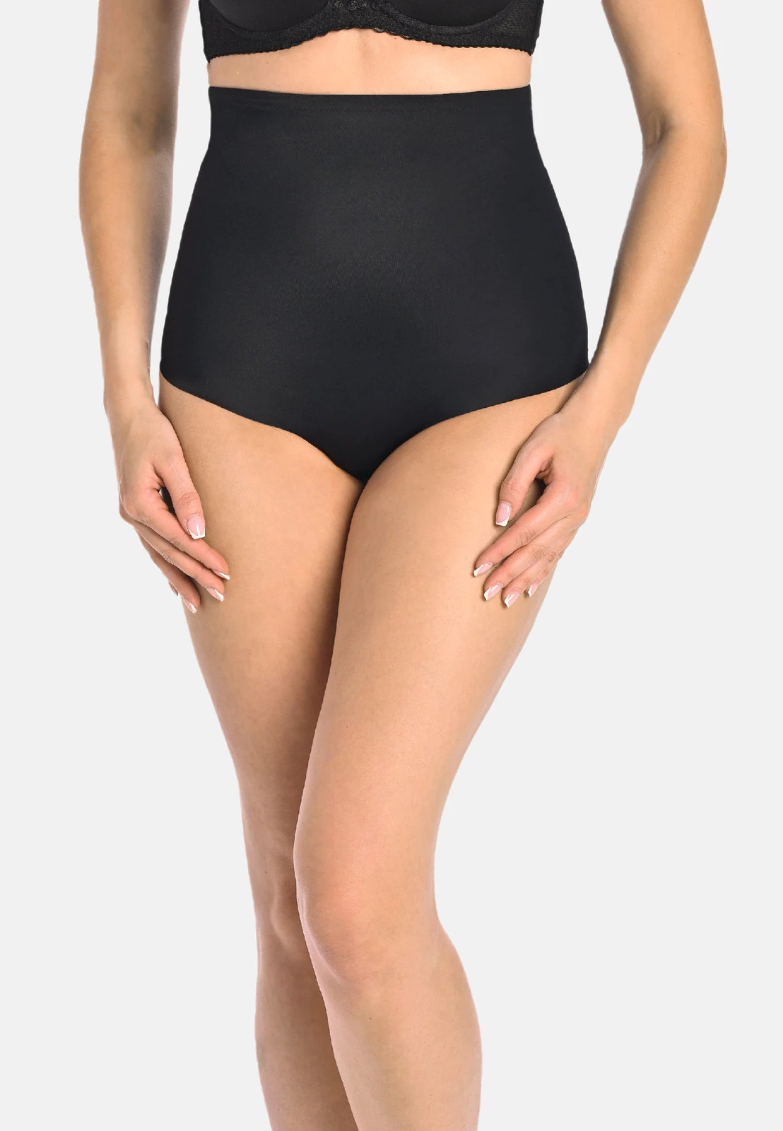 Majtki Korygujące z wysokim stanem Lauren czarne