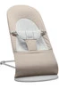 BABYBJORN - leżaczek BALANCE SOFT WOVEN/JERSEY - Beż/Szary