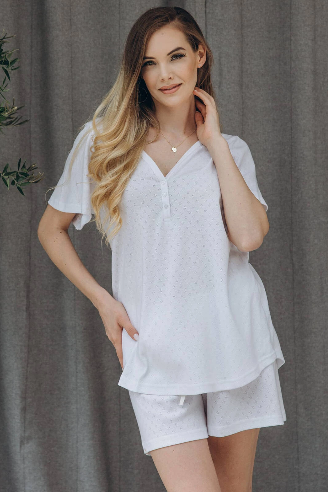 Piżama ciążowa beautiful dreams biała