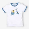 T-shirt niemowlęcy Piraci z bawełny organicznej dla chłopca