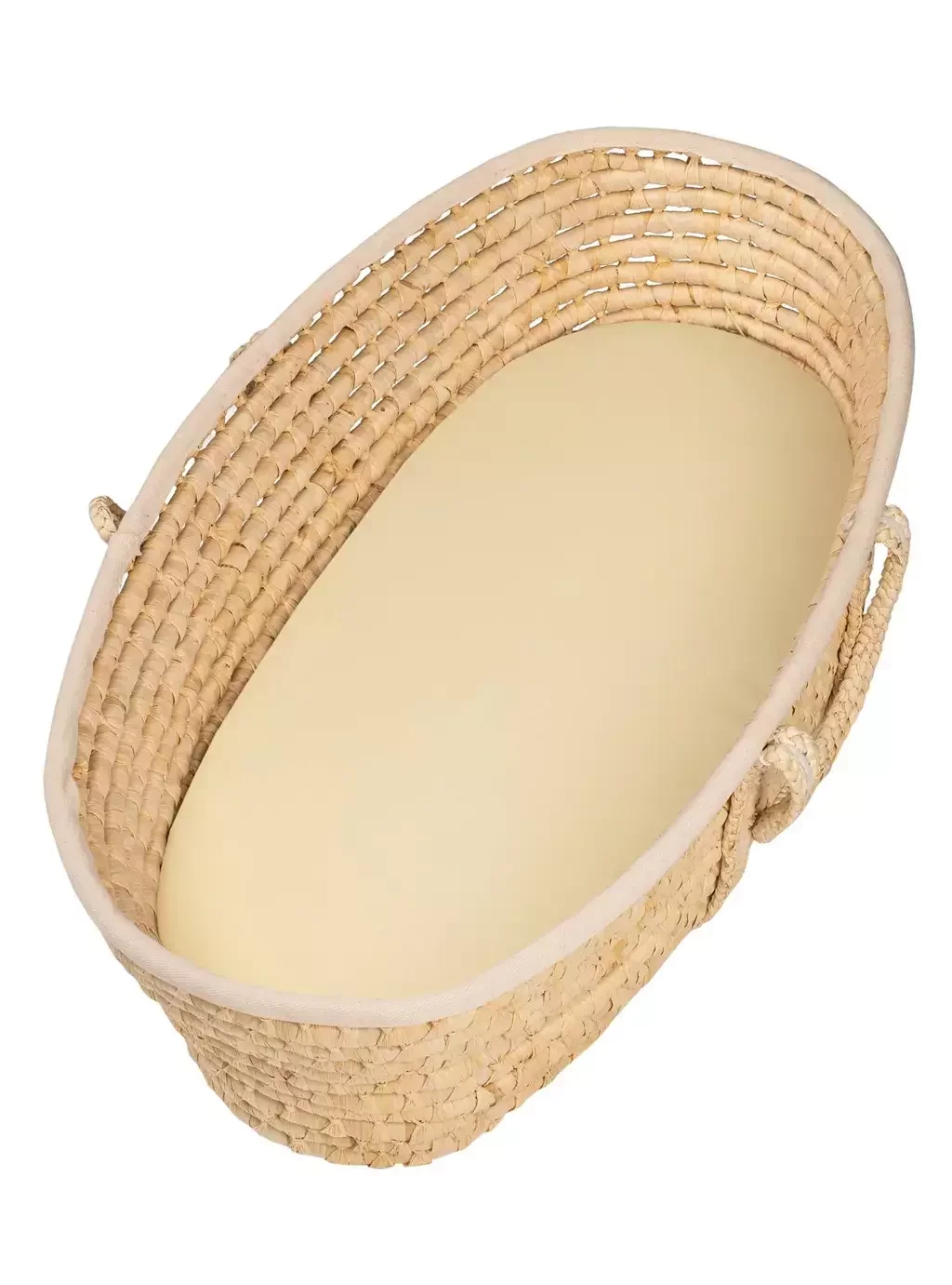 Prześcieradło Jersey 38x80 - jasnożółte