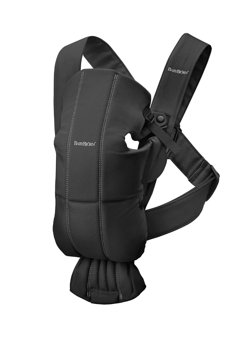 BABYBJORN MINI Woven – nosidełko, Czarny