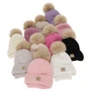 Czapka i komin dla dziewczynki, zimowy komplet, fioletowy, 100% wełniany merino, wiązany, podszyty bawełną, Malesia