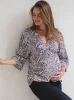 Bluzka ciążowa i do karmienia Bahama Mama w tropikalny print