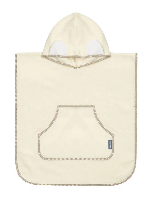 Sensillo Ponczo Kąpielowe Ecru