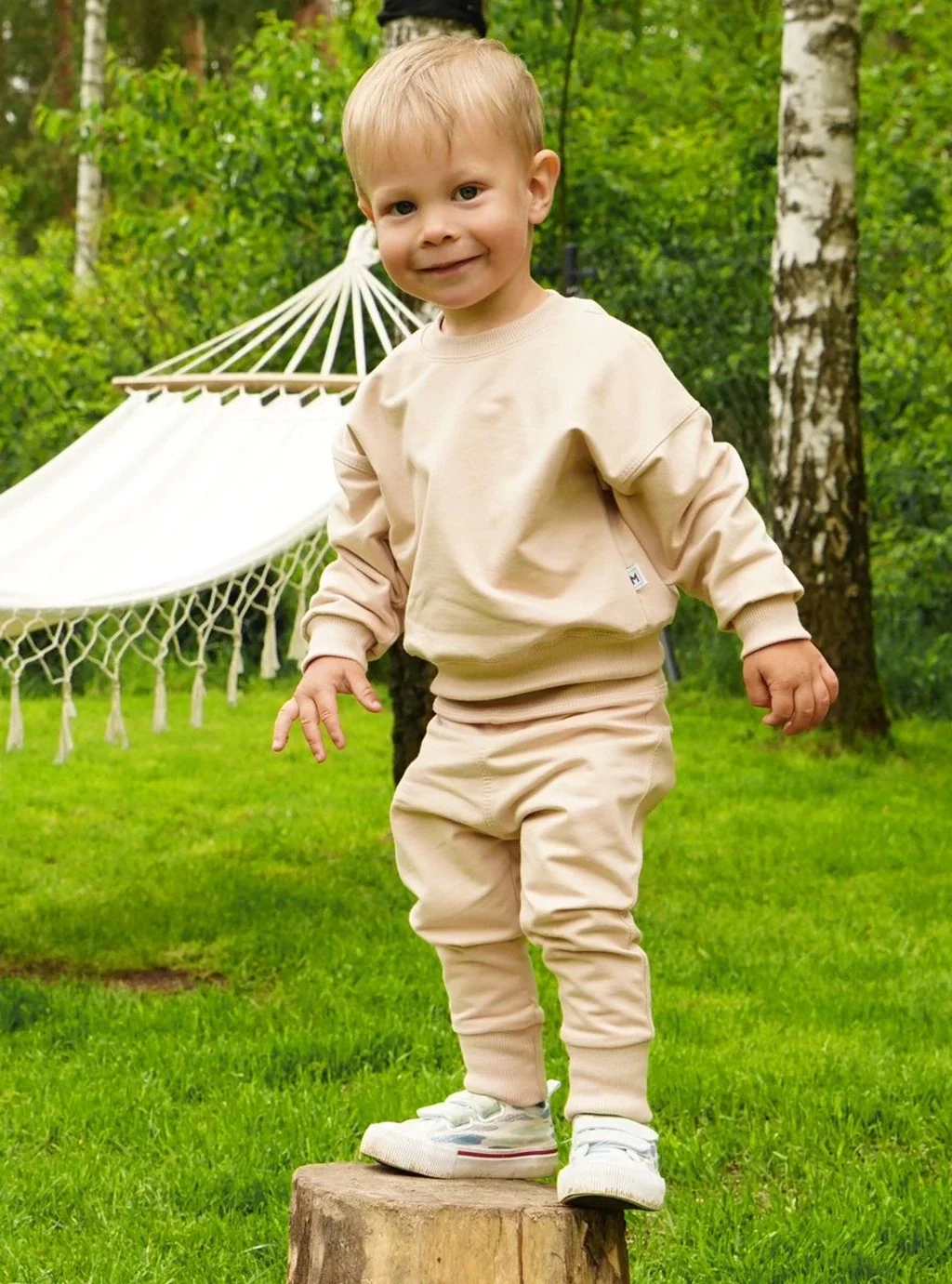 Komplet Dres Family Child - Beżowy