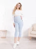 Legginsy Ciążowe Rybaczki - Baby Blue