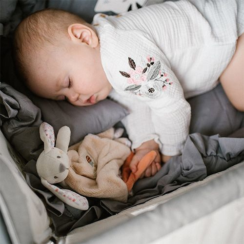 Babyono Przytulanka Kocyk Baby Bunny