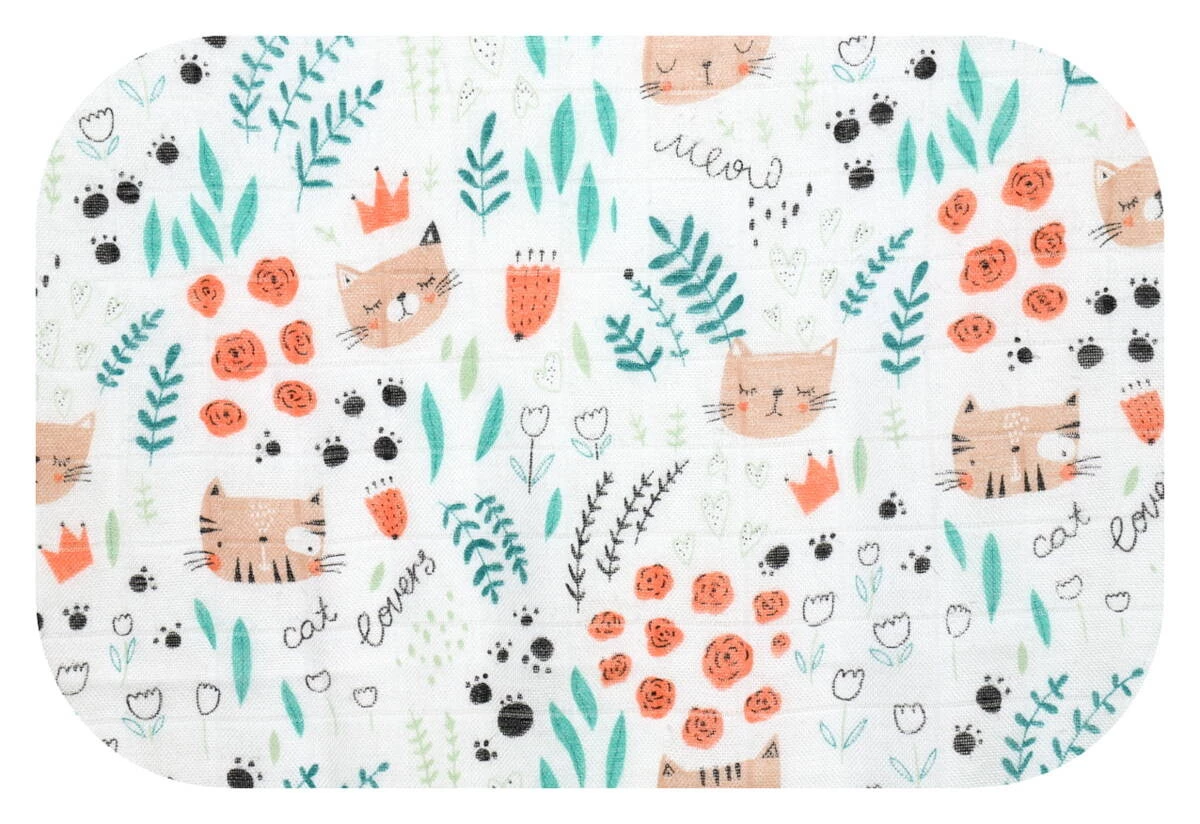 Pieluszka Bambusowa - Kocimiętka