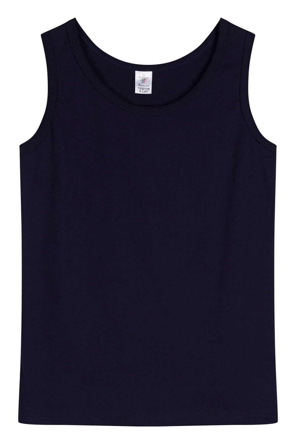Tytus koszulka chłopięca szerokie ramiączko granatowy
