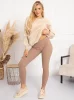 Legginsy London prążek - Cappuccino