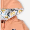 Pomarańczowa bluza dresowa Colour Numbers z bawełny organicznej dla chłopca