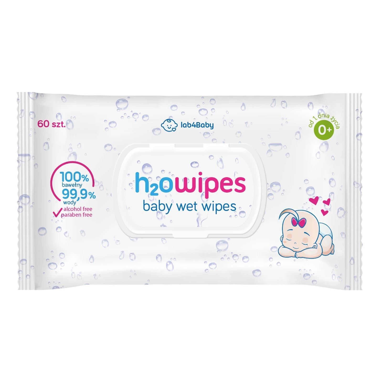 H2o Wipes Chusteczki Nasączone Wodą Z Klipsem