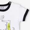 T-shirt niemowlęcy CROCODILES z bawełny organicznej dla chłopca