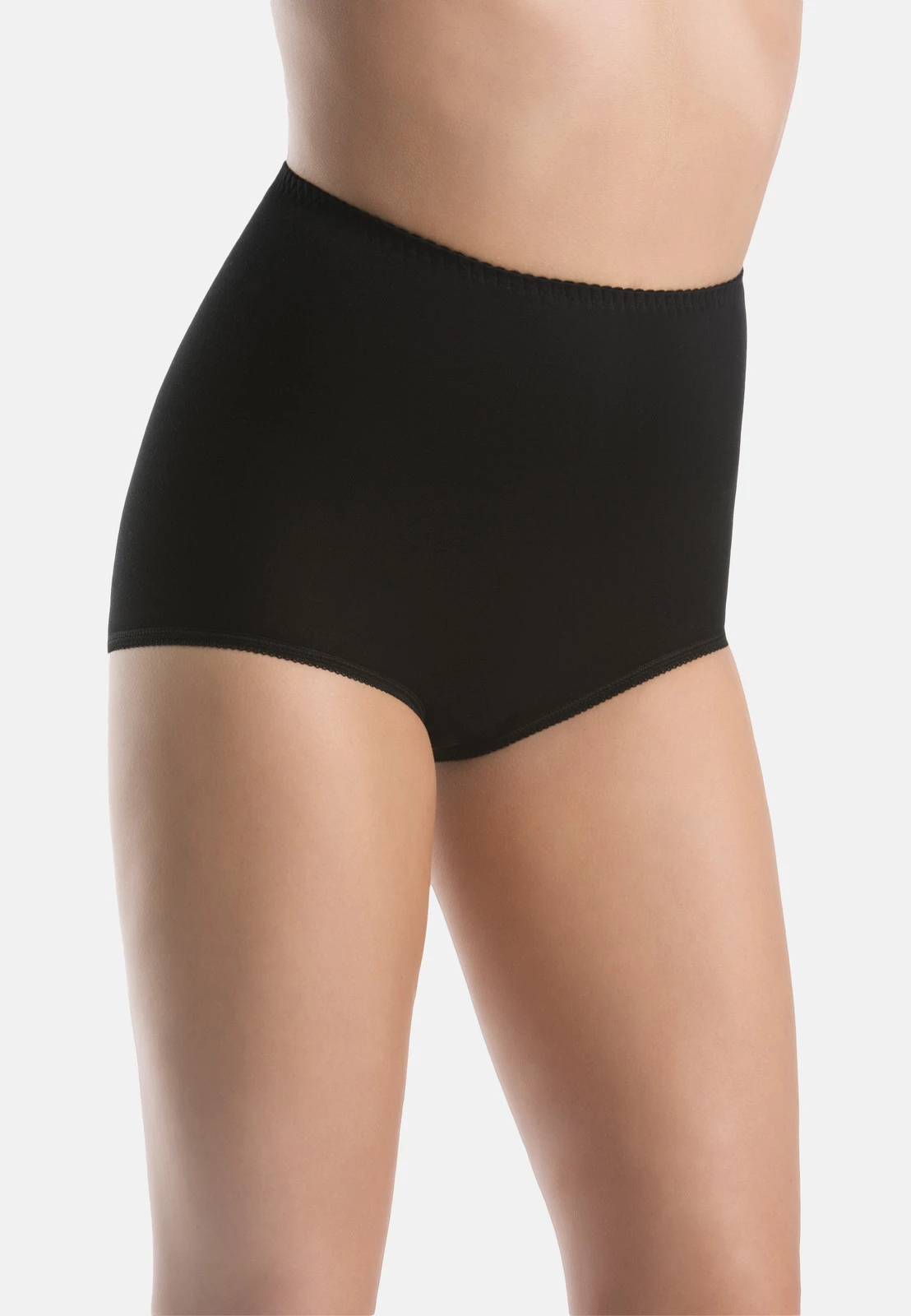 Majtki bambusowe z wysokim stanem Ori czarne