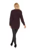 GRUBY SWETER TUNIKA WARKOCZE CHOCCO