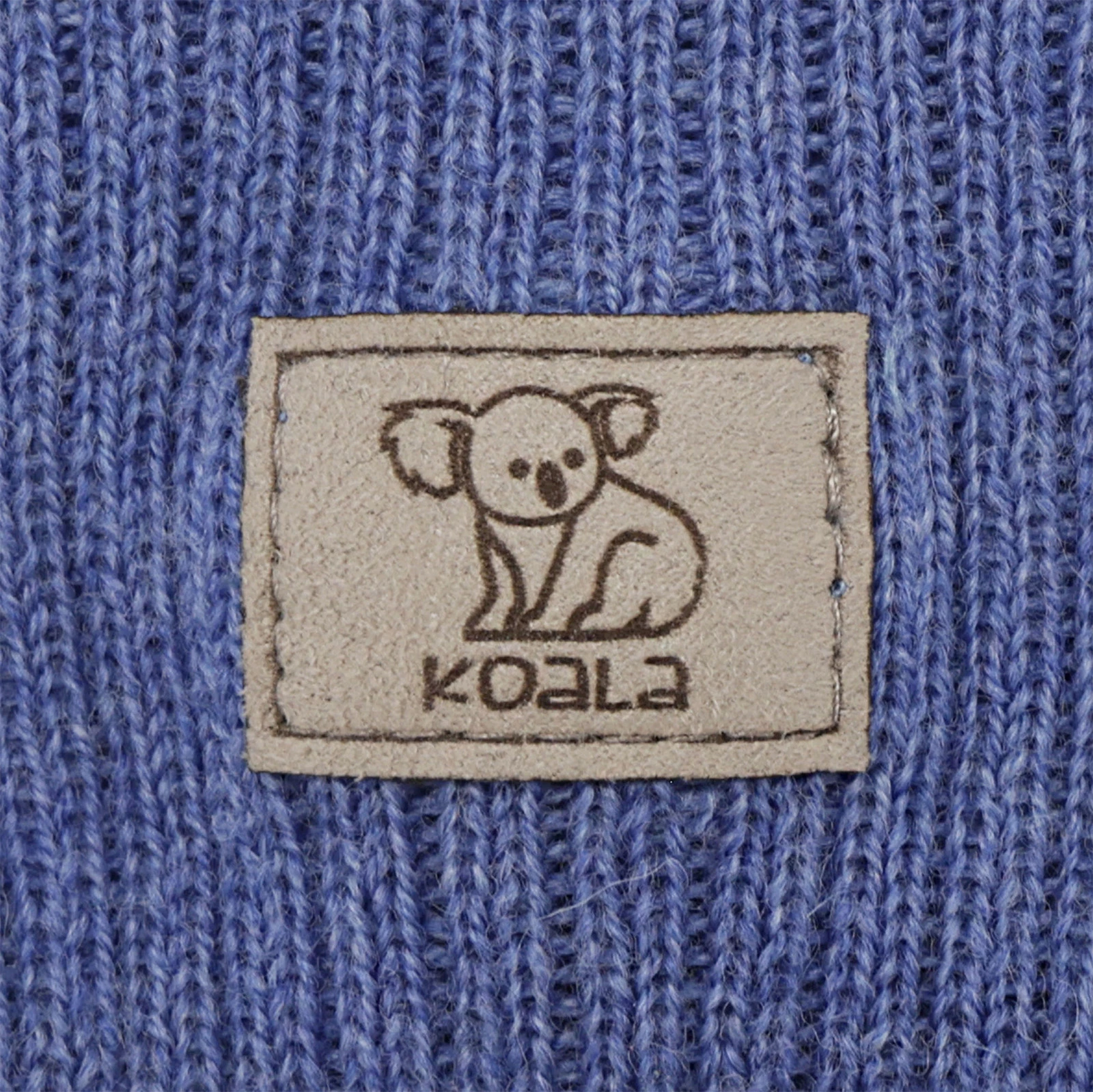 Czapka i komin dla chłopca zimowy komplet, niebieski, 100% wełniany merino,  podszyty bawełną, Snorin
