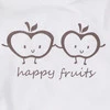 Bluzka niemowlęca Happy Apples  z bawełny organicznej