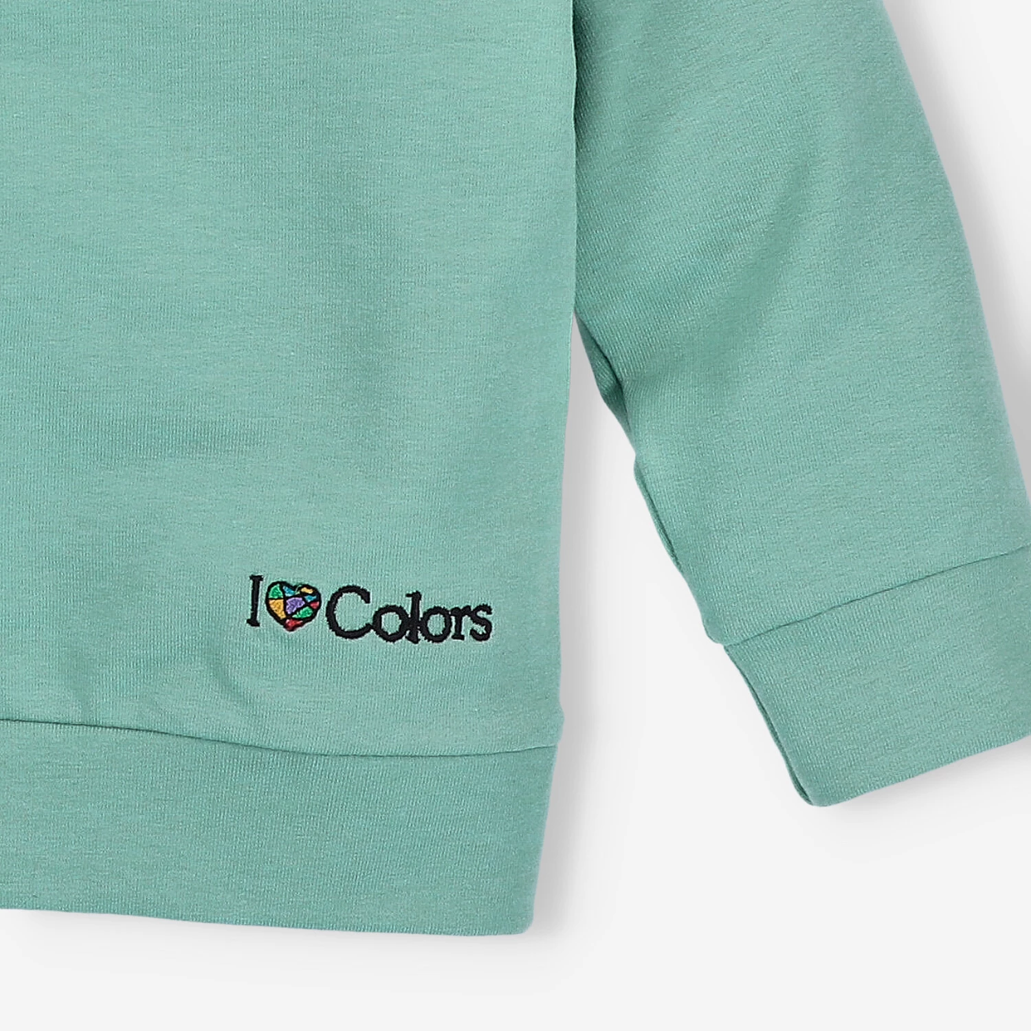 Bluza Dresowa Dziewczęca Z Długim Rękawem Zielona