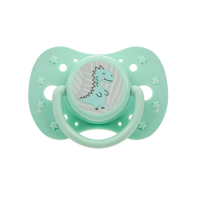 Akuku Smoczek uspokajający 6-12msc. Dino