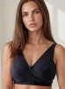 Biustonosz do karmienia bezszwowy Soft Hug - Black