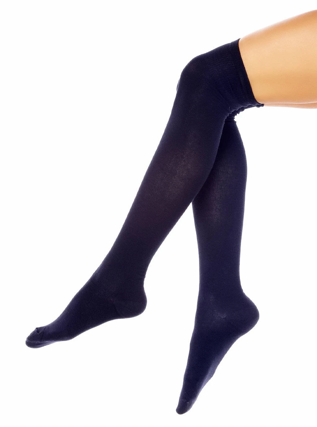 Zakolanówki - Granatowe