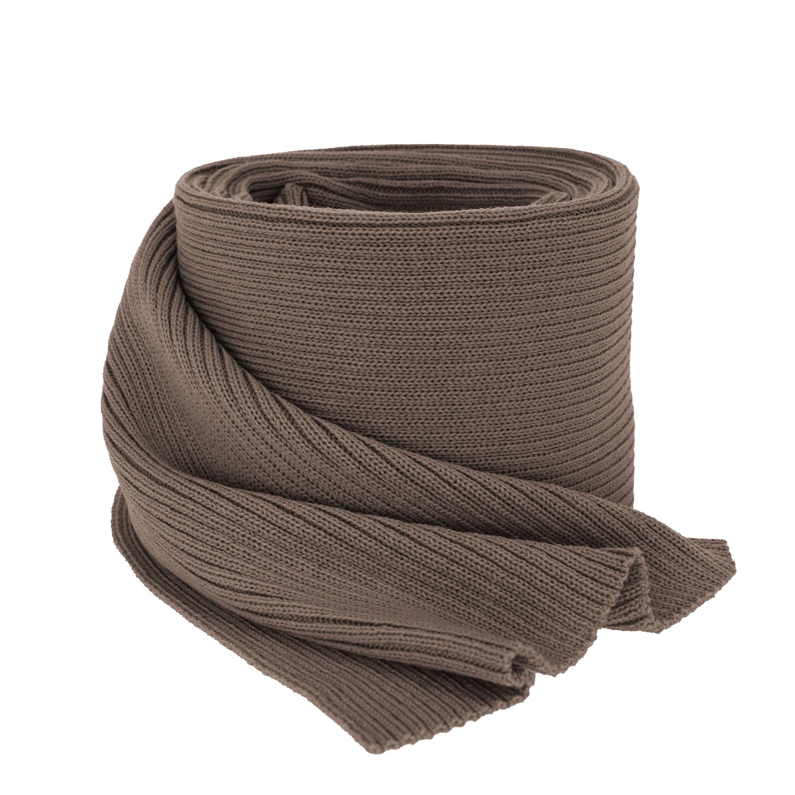 Szalik zimowy damski, brązowy, 100% wełniany merino, Jessica