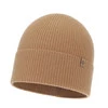 Czapka jesienna, zimowa damska, camel, wełna merino z kaszmirem, Alineta