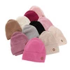Czapka i komin dla dziewczynki jesienny, wiosenny komplet, jasnoróżowy, 100% wełniana merino Brook