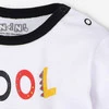 Body niemowlęce Alfabet z bawełny organicznej cool time