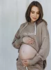 Oh, BABY! bluza ciążowa oversize kawa