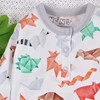 Rampers niemowlęcy Fun Origami z bawełny organicznej
