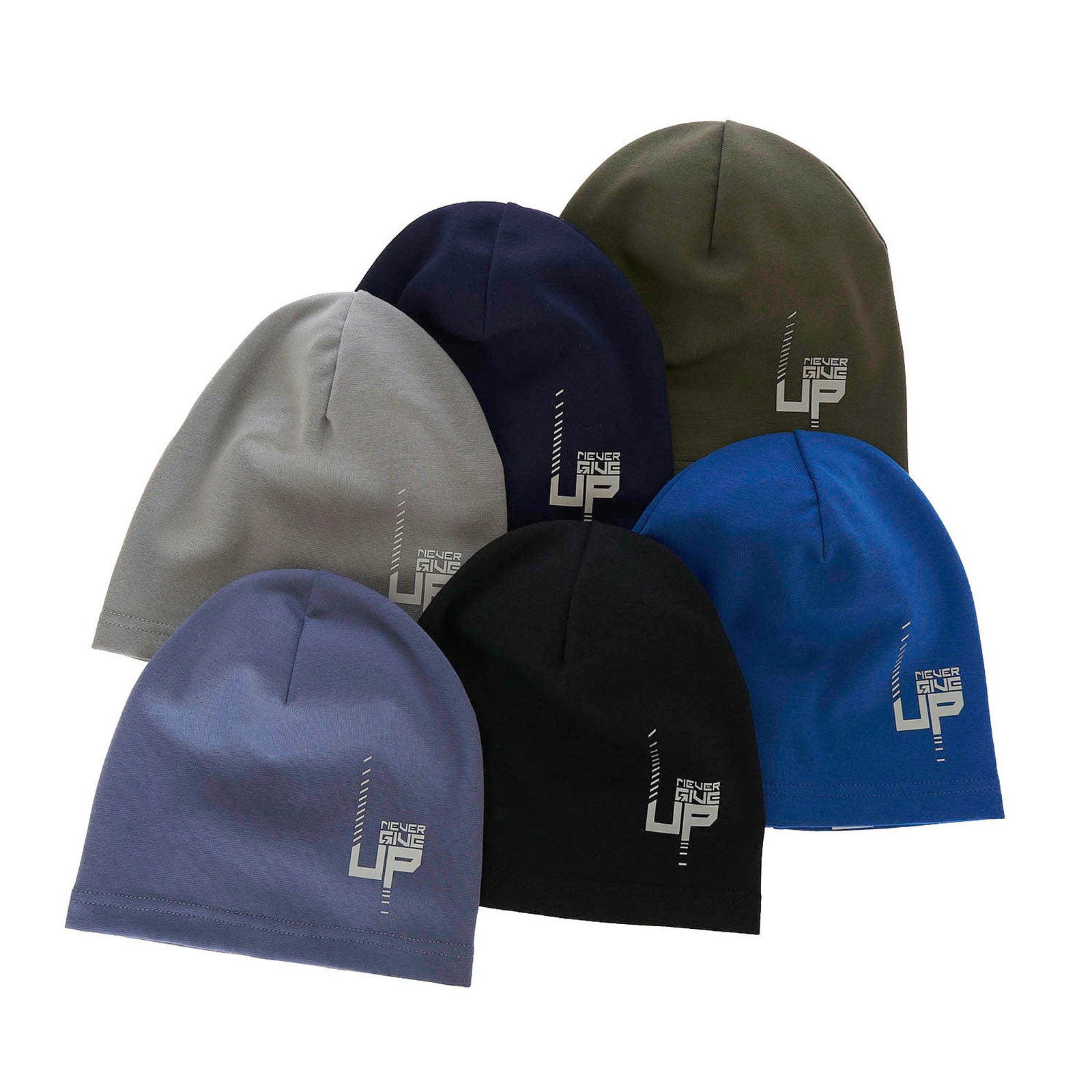 Czapka jesienna, wiosenna dla chłopca, szara, bawełniana Kaltel