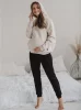 Bluza ciążowa i do karmienia Motherhood oversize latte melange