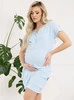 Koszula ciążowa Sunny - Baby Blue