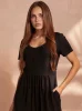 Koszula ciążowa Laura- czarna