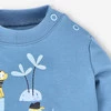 Bluza dresowa Piraci z bawełny organicznej dla chłopca