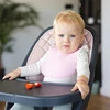 Babyono Ultracienki Śliniak Sylikonowy - Różowy