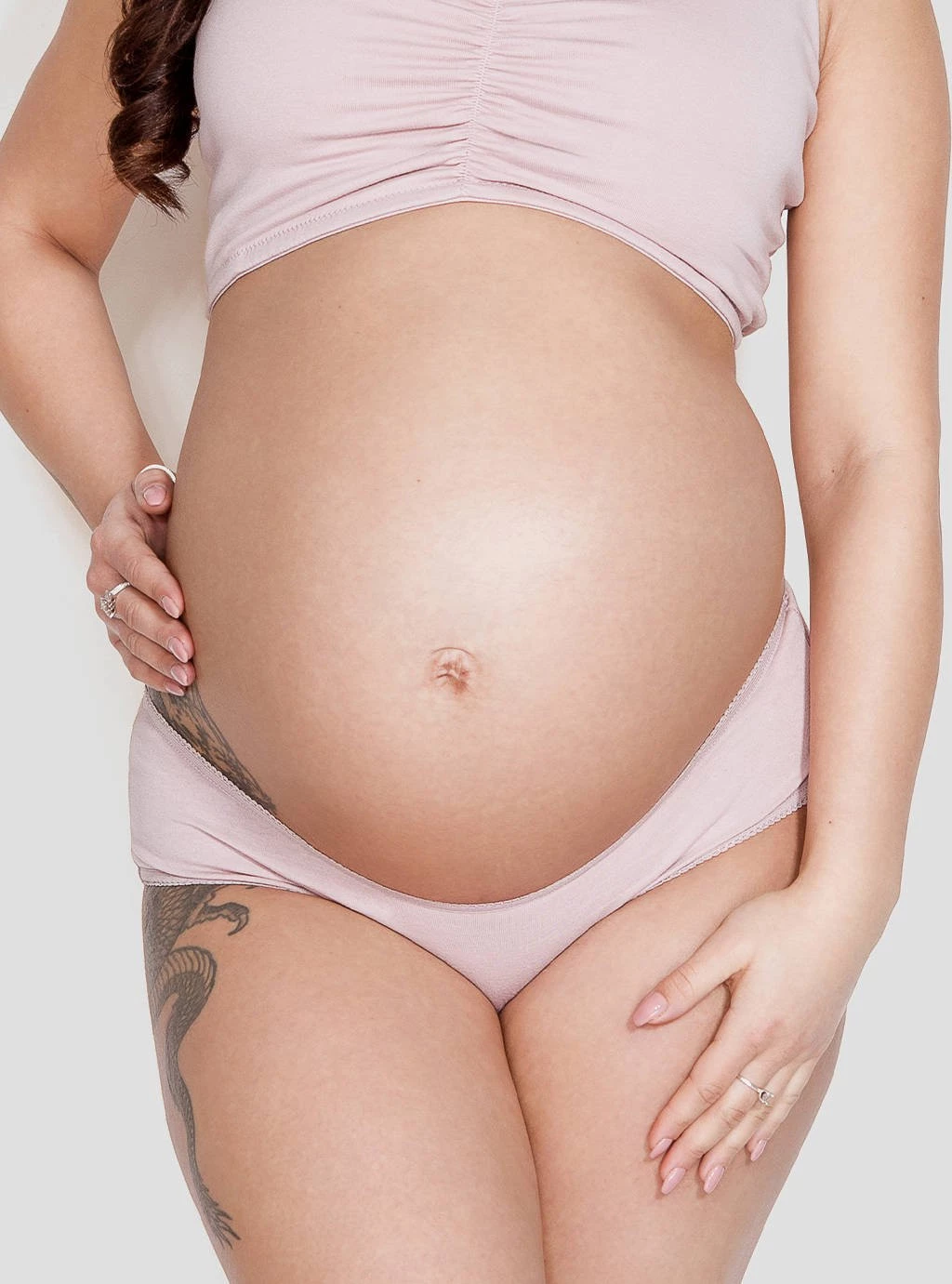 Majtki ciążowe Mama Panty - powder pink