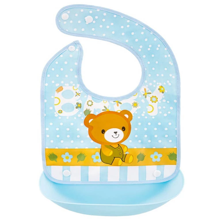 Śliniak z kieszonką - Miś