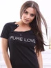 Koszula ciążowa PURE LOVE - czarna