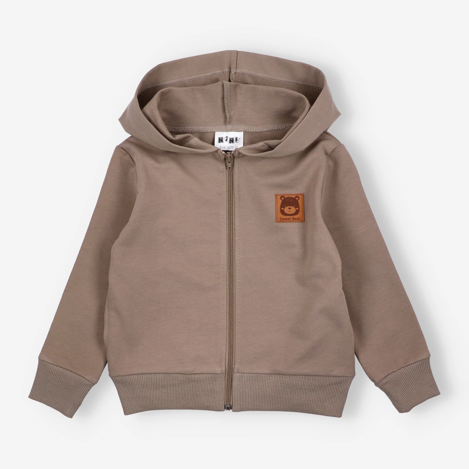 Bluza dresowa dla chłopca - brązowa